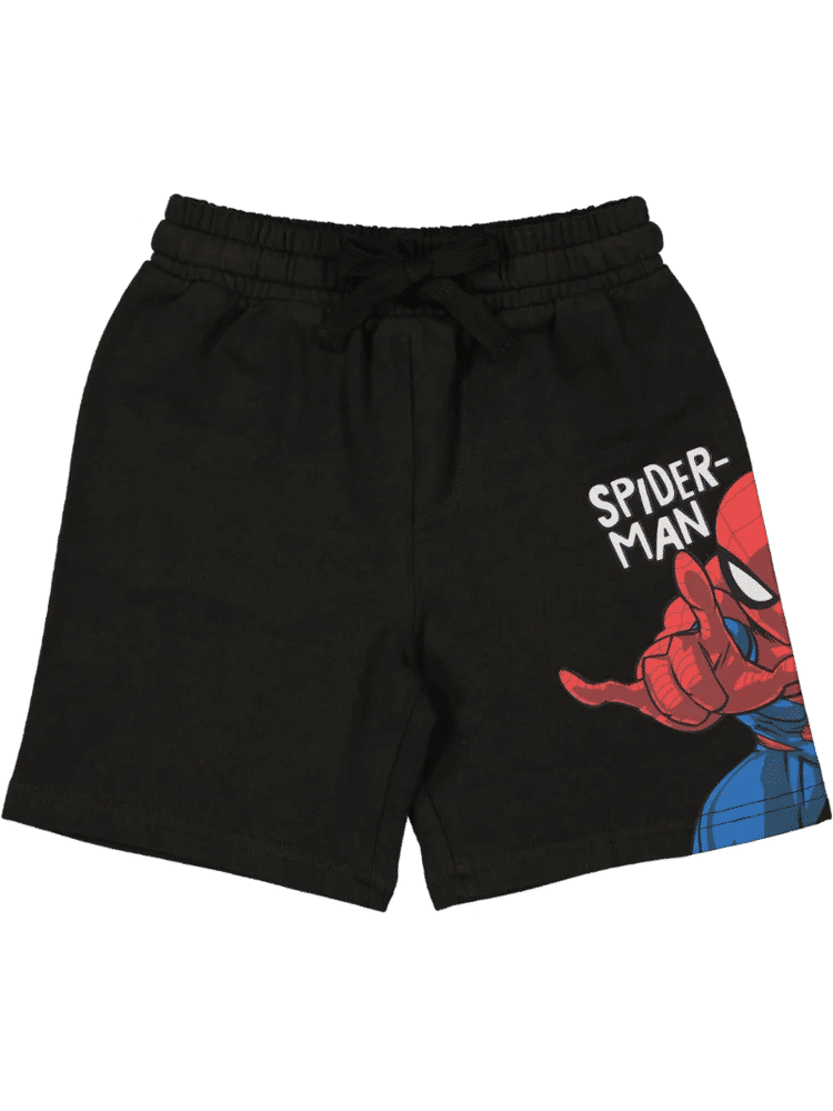 Spider-Man Grey Graphic Shorts