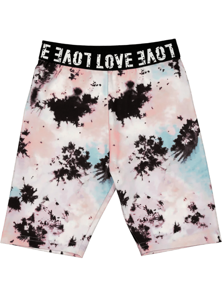 Tie-Dye Print Cycling Shorts