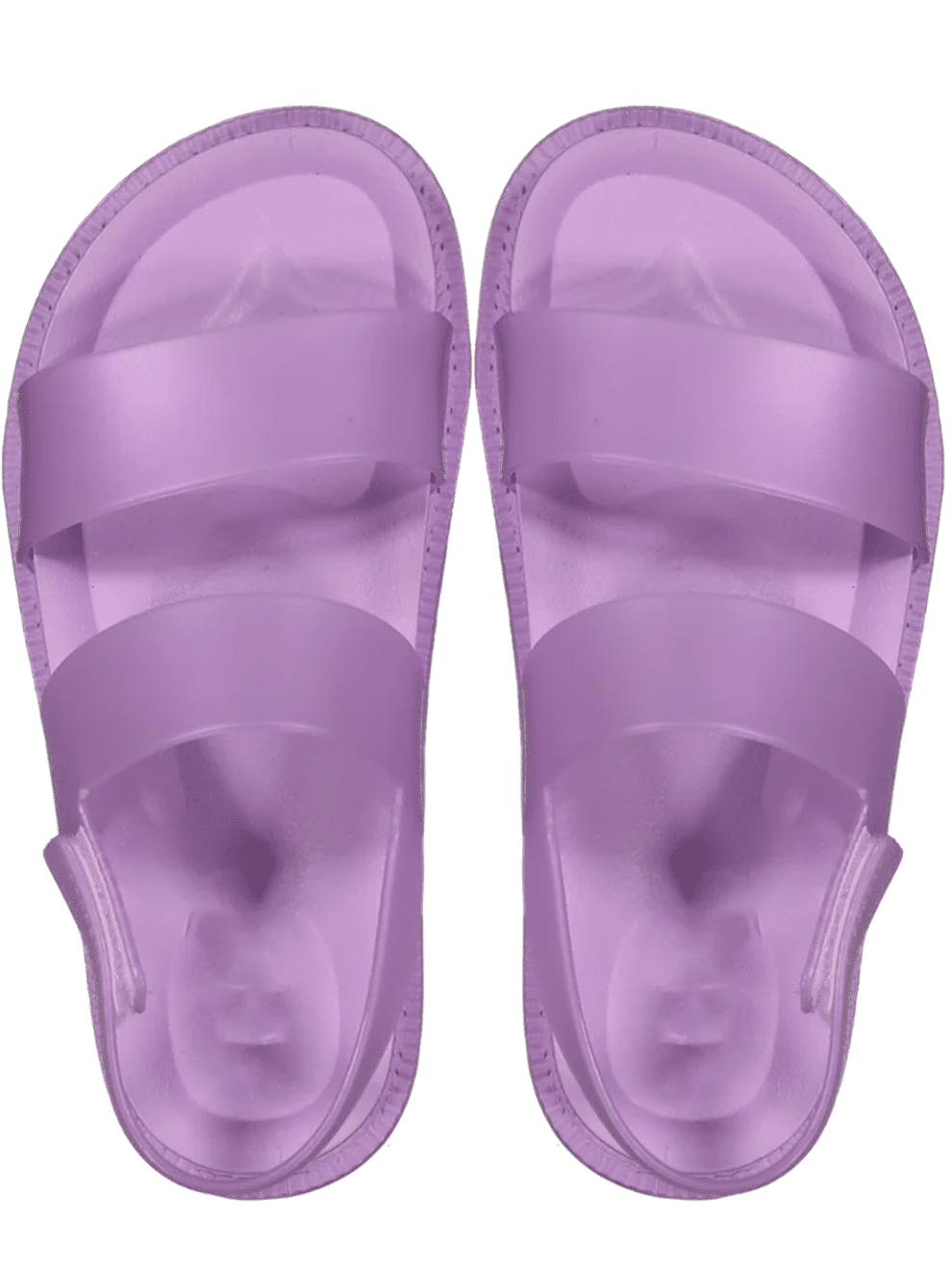 Lilac Double Strap Sandals (2)