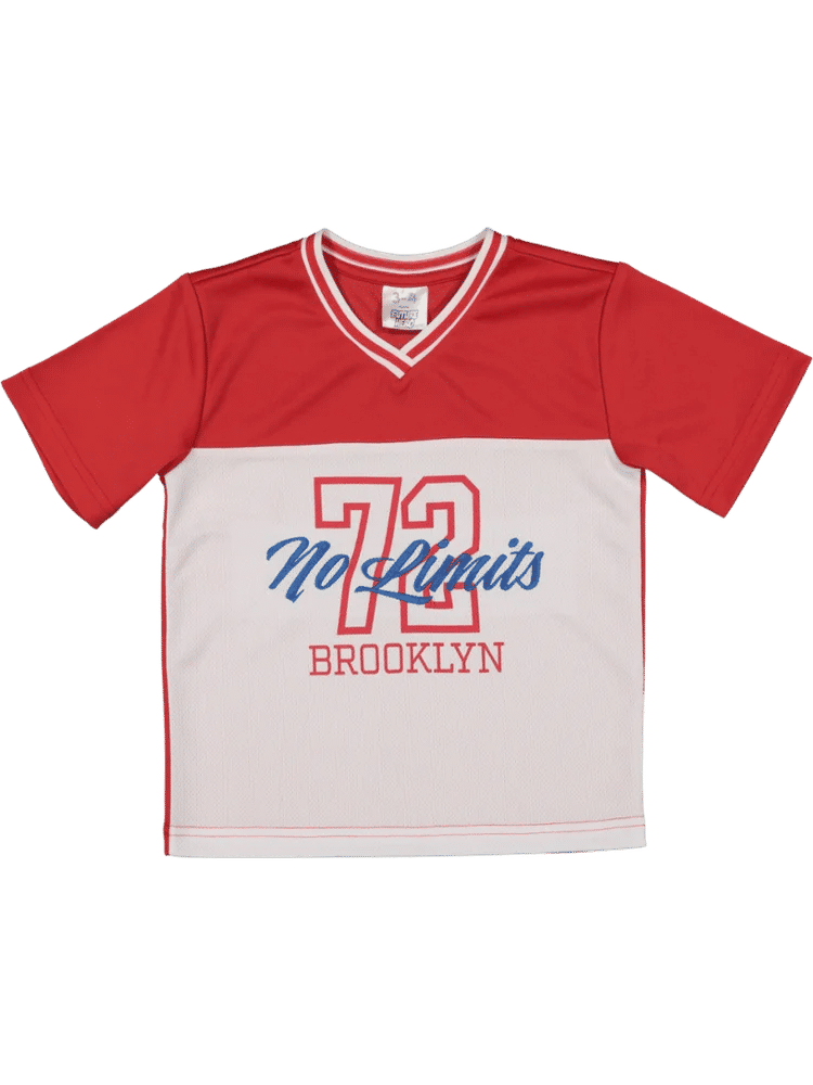 Red And White Graphic T-Shirt