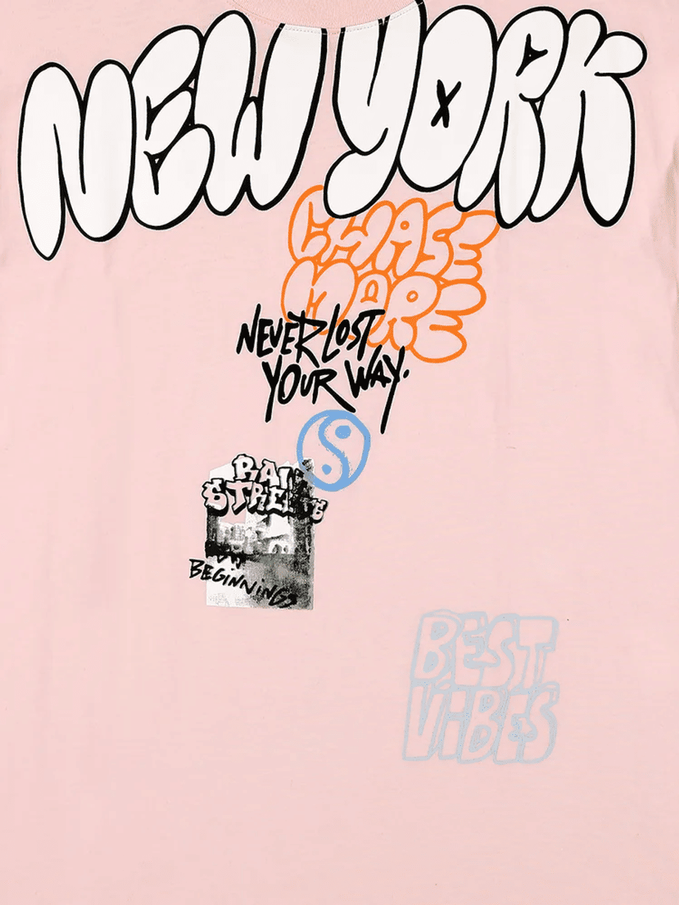Pink Graphic Print T-Shirt (2)