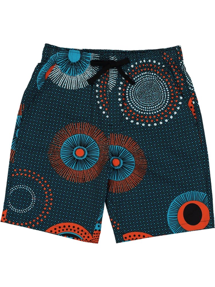 Graphic Print Casual Shorts