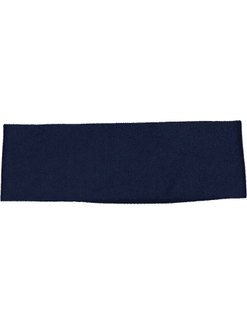 Solid Navy Elasticated Headband