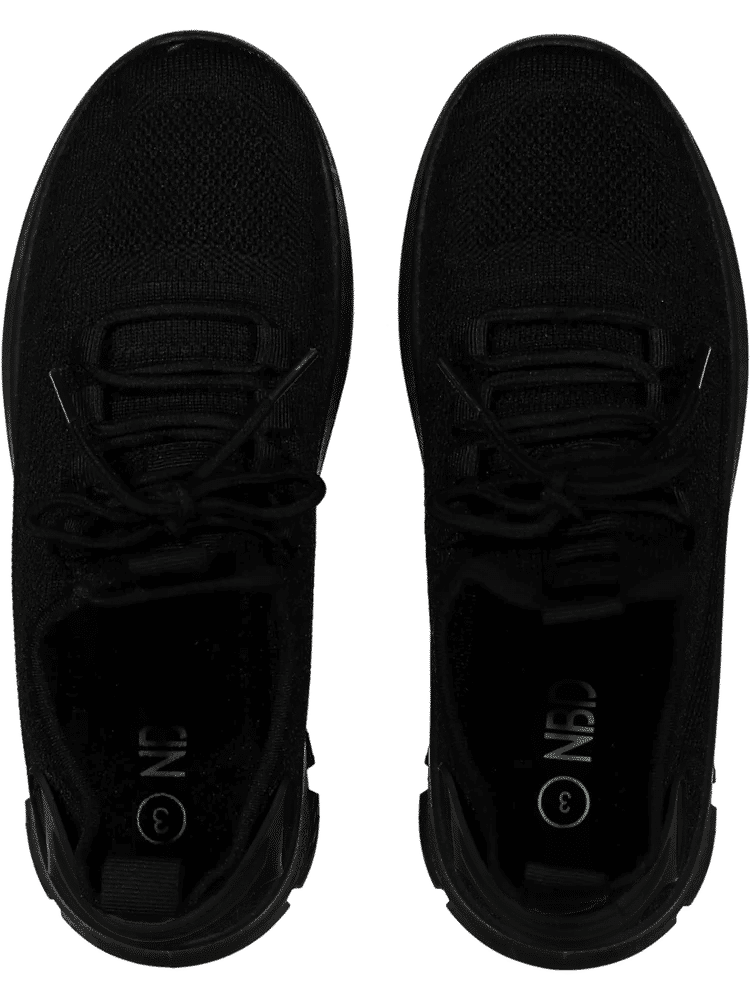 All Black Lightweight Knit Trainers (2)