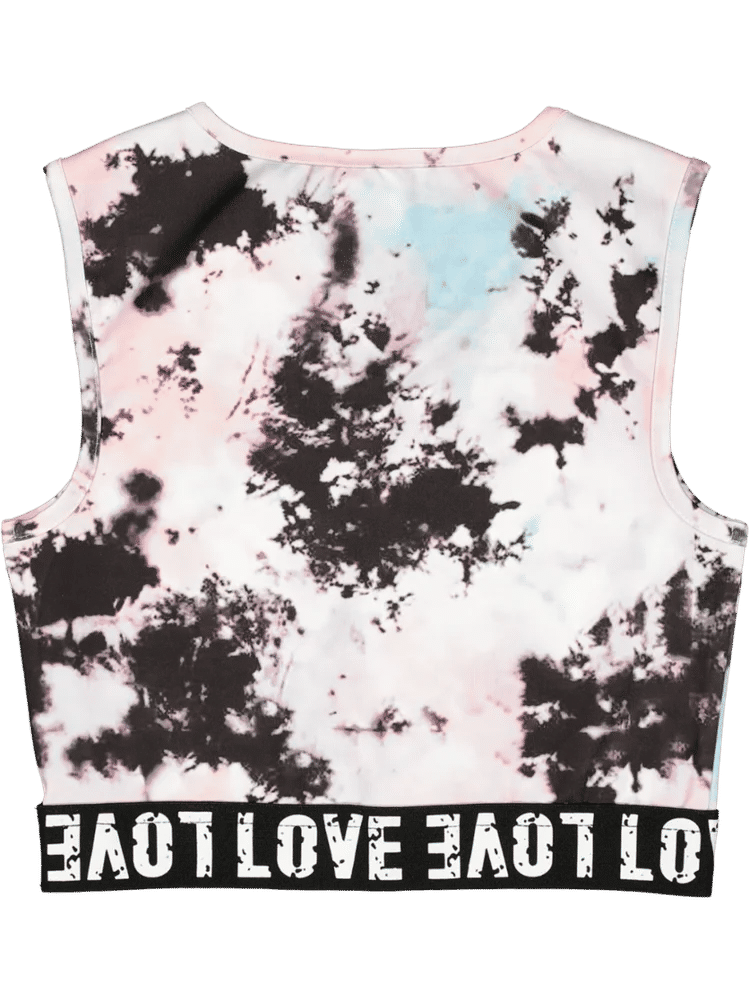 Tie Dye Crop Vest (1)