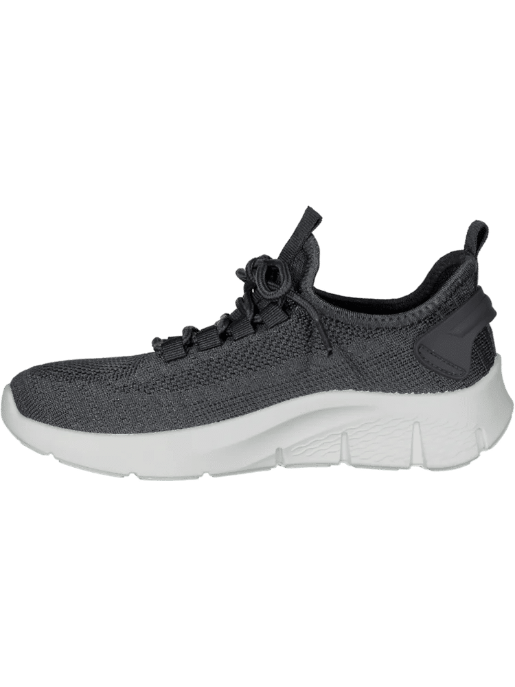 Charcoal Knit Lace Up Sneaker (1)
