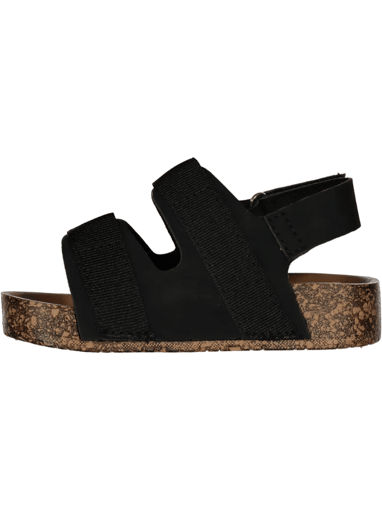 Black Double Strap Sandals (1)