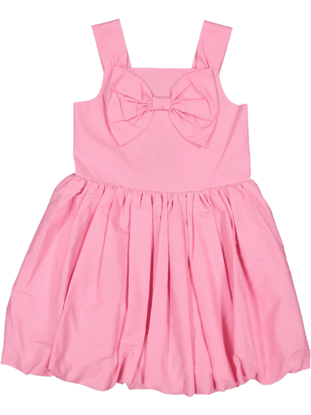 Pink Bow Front Sleeveless Dress