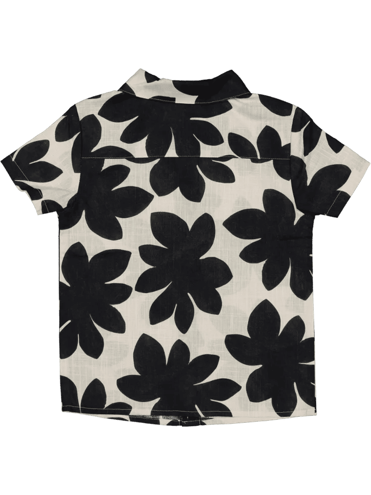 Floral Print Short Sleeve Shirt (1)