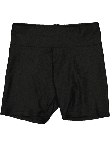 Black High-Waisted Netball Shorts
