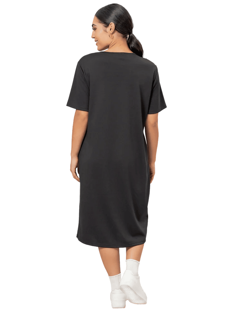 Black Midi Dress (2)