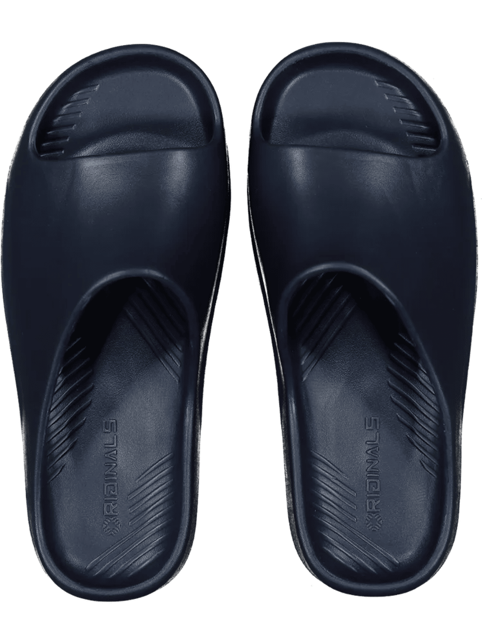 Navy Slip-On Sandals