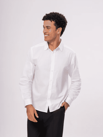 Classic White Long Sleeve Shirt