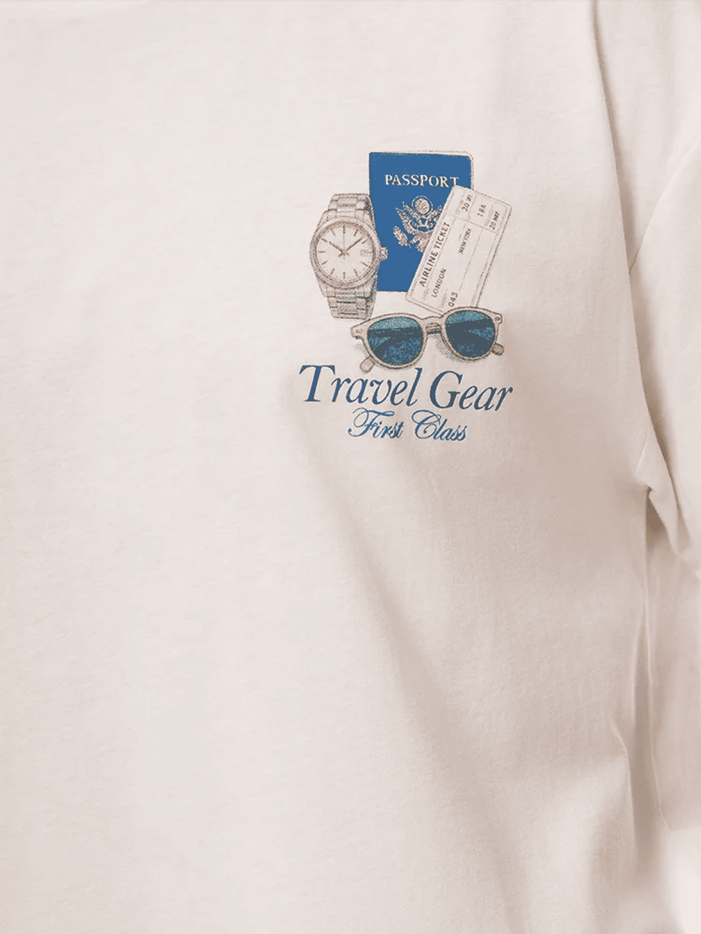 Graphic Print Crew Neck T-Shirt (1)