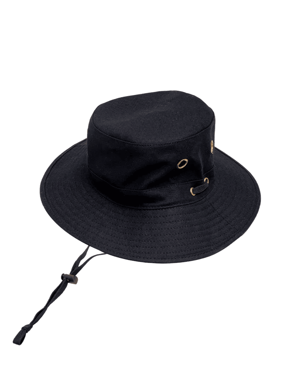 Black Wide Brim Hat