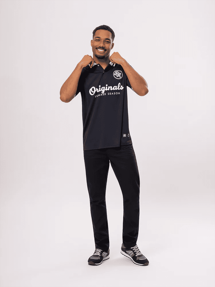 Navy Originals Graphic Golfer (3)