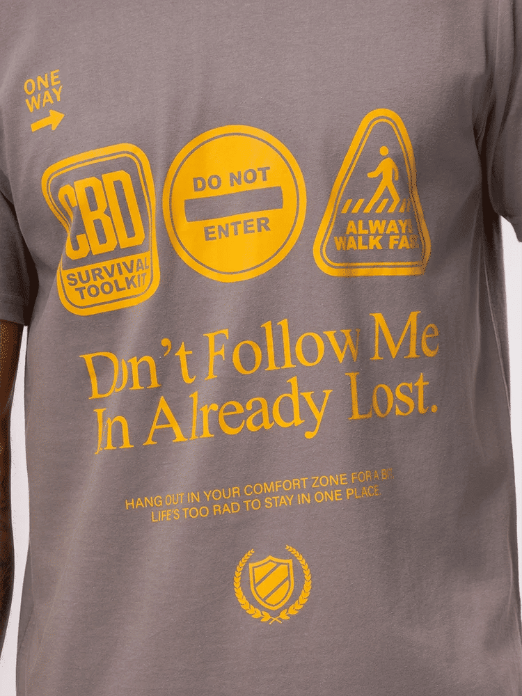 Graphic Print Crew Neck Tee (1)