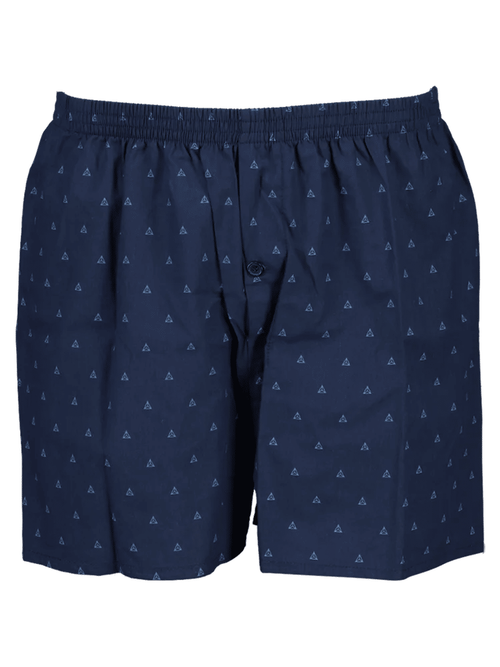 Navy Triangle Print Boxer Shorts