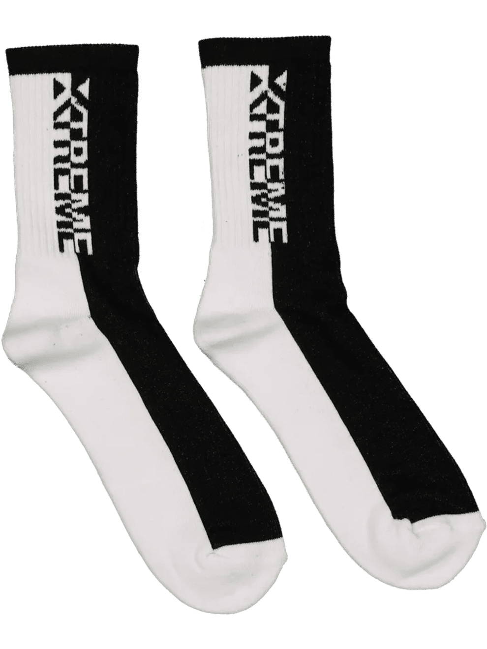 Black And White Crew Socks