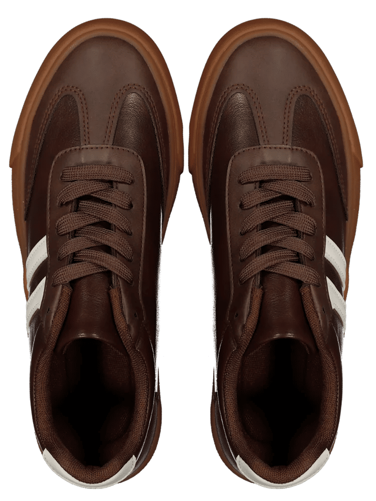 Brown Lace Up Sneakers (2)