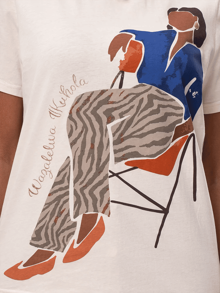 Graphic Print Cotton Tee (1)