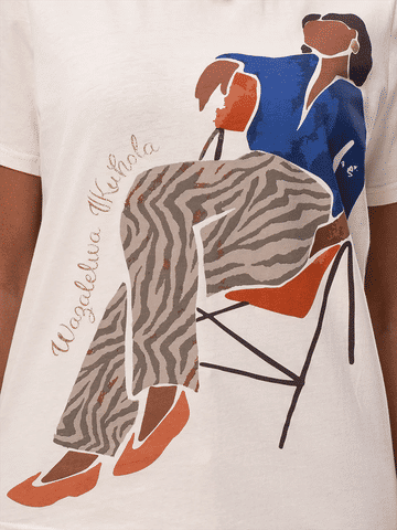 Graphic Print Cotton Tee