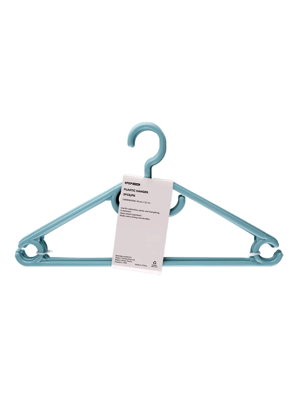 5 Piece Durable Plastic Hanger (Colour/Design May Vary) (6)