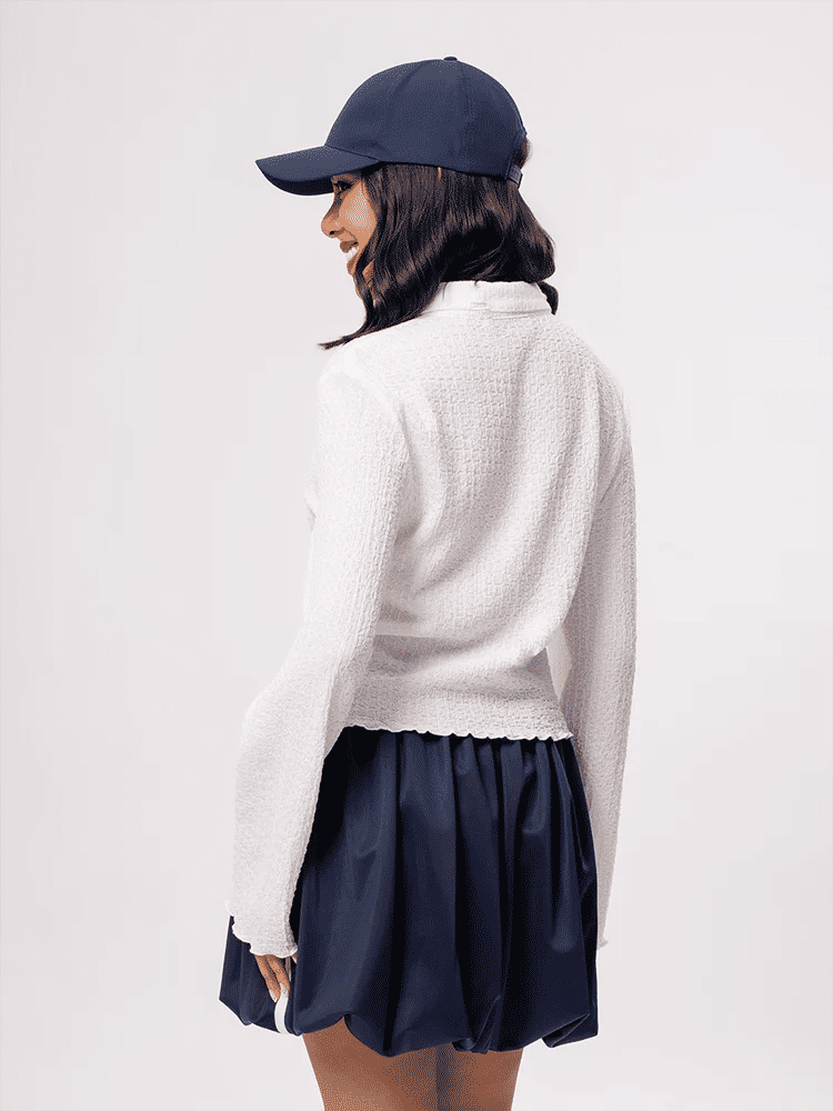 Edge White Textured Long Sleeve (2)