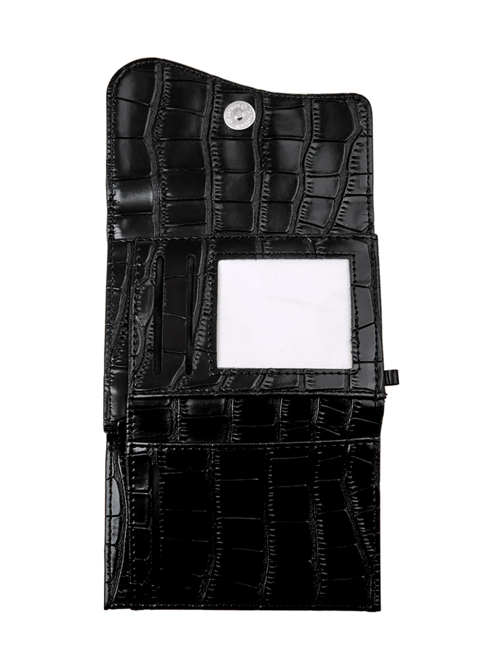 Black Crocodile Texture Purse (1)