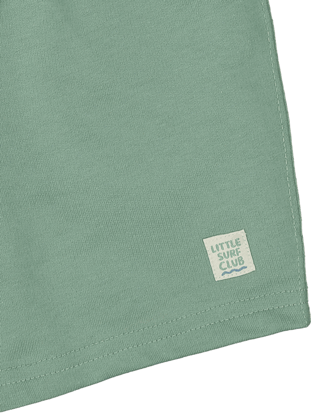 Sage Green Cotton Drawstring Shorts (1)
