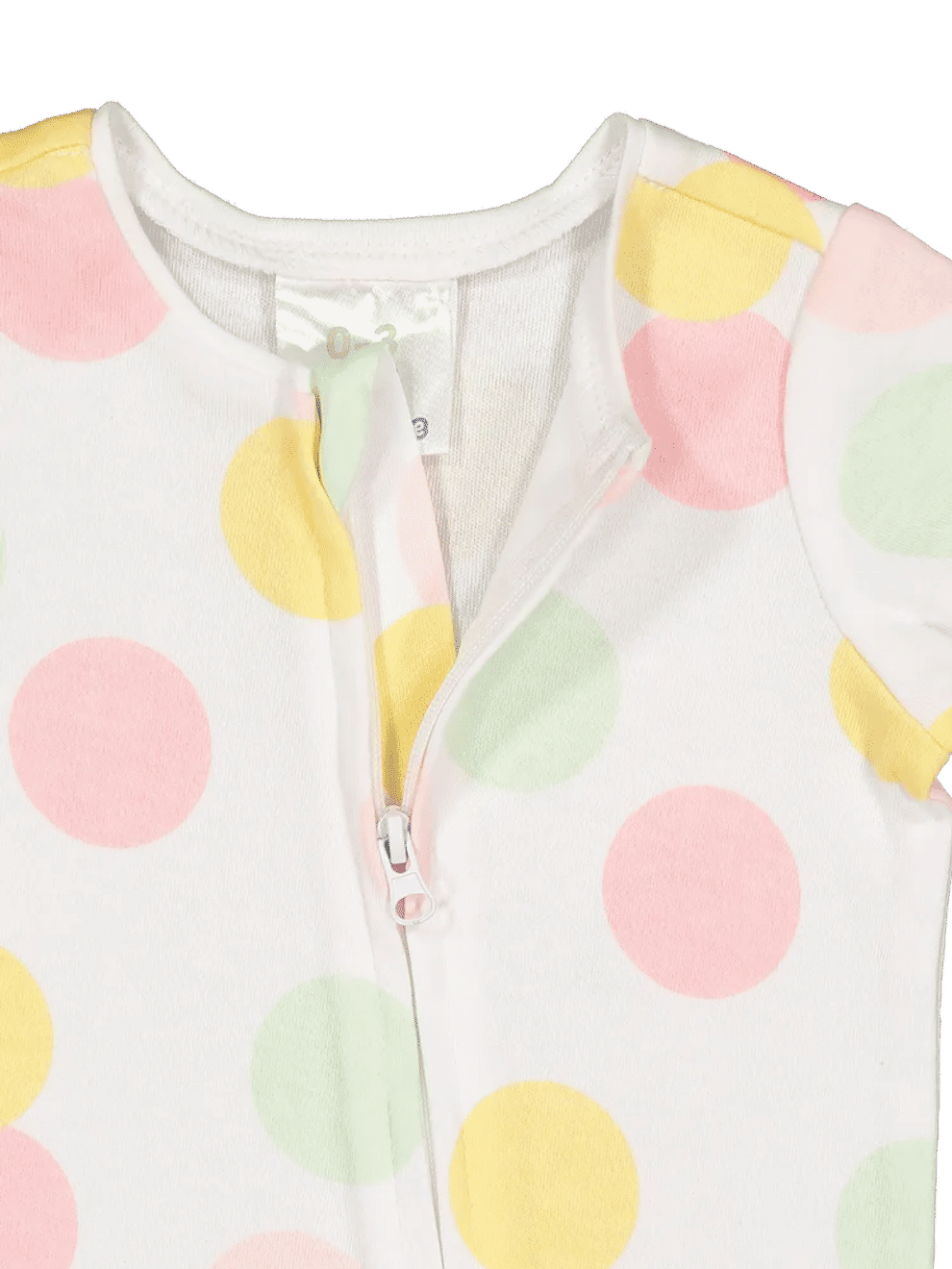 Pastel Polka Dot Babygrow (2)