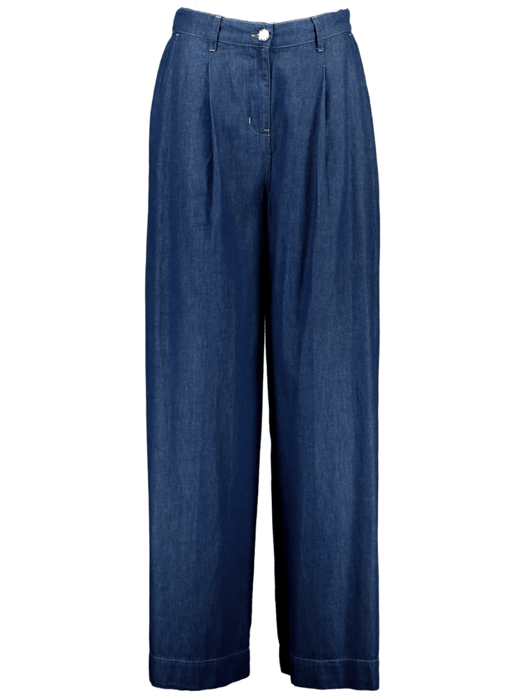 Wide Leg Denim Pants (4)