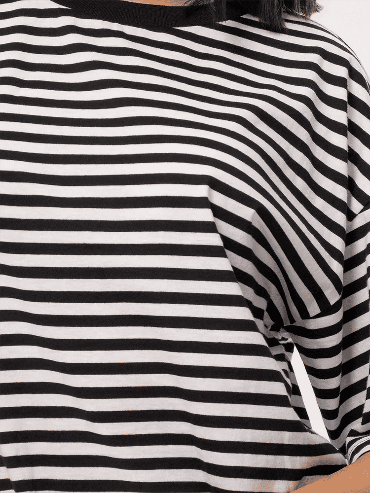 Striped Crew Neck T-Shirt (1)