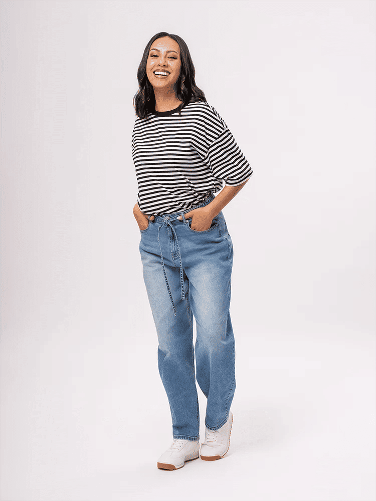 Striped Crew Neck T-Shirt (3)