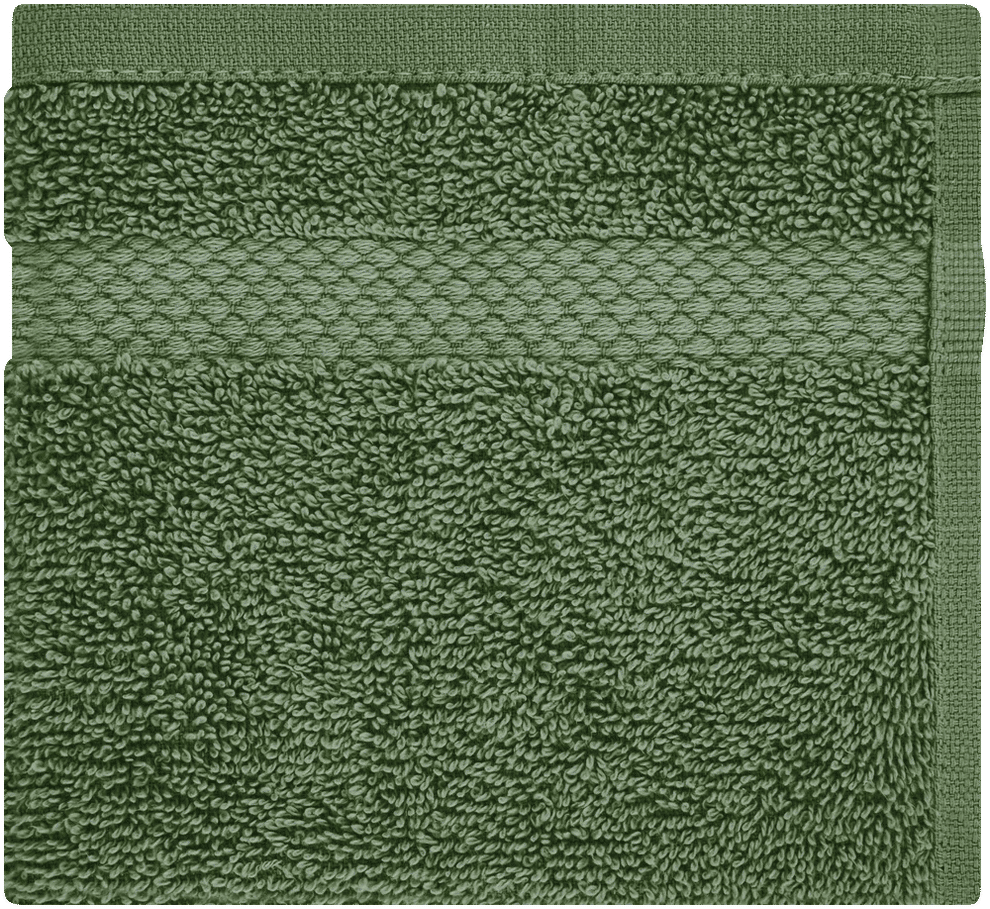 Green Cotton Face Cloth