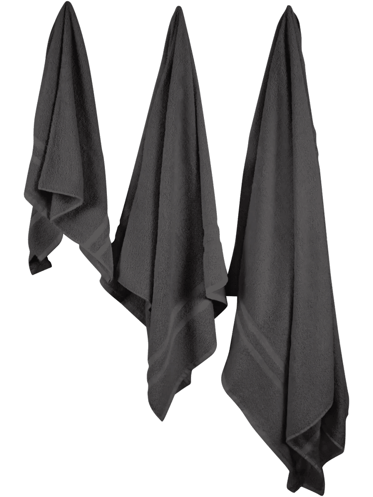 Grey High Density Cotton Bath Towel (1)