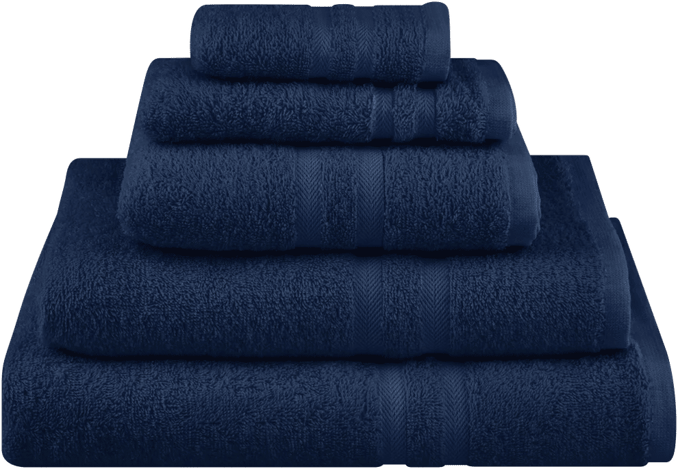 Deep Navy Cotton Bath Towel