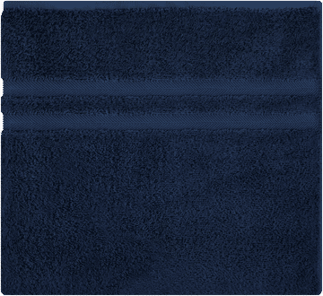Deep Navy Cotton Bath Towel