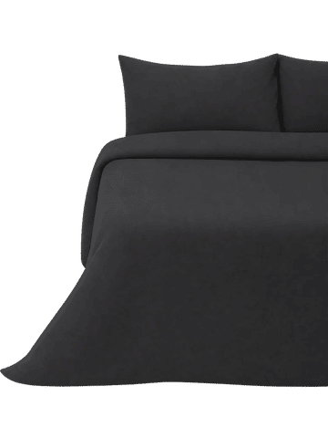 King Size Super Soft Duvet Cover Set Charcoal