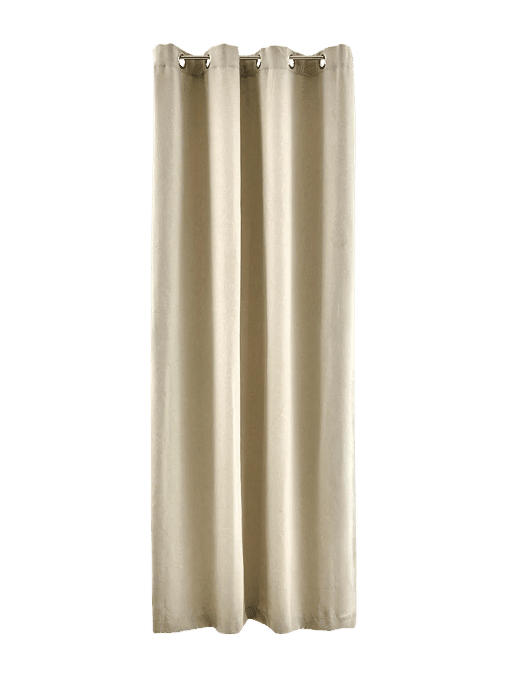 Natural Unlined Eyelet Curtain 140x218cm (1)