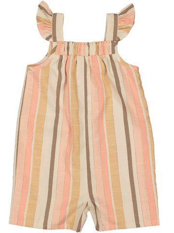 Striped Cotton Jumpsuit