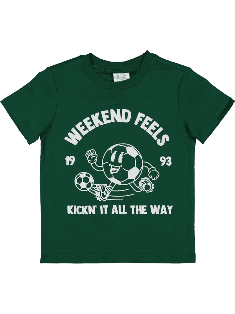Green Graphic Soccer T-Shirt