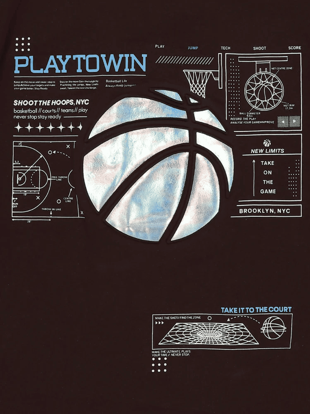 Basketball Graphic T-Shirt (1)