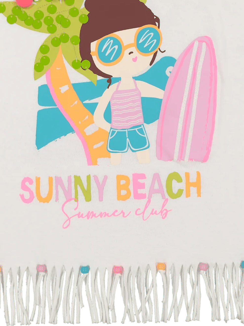 White Beach Graphic T-Shirt (1)