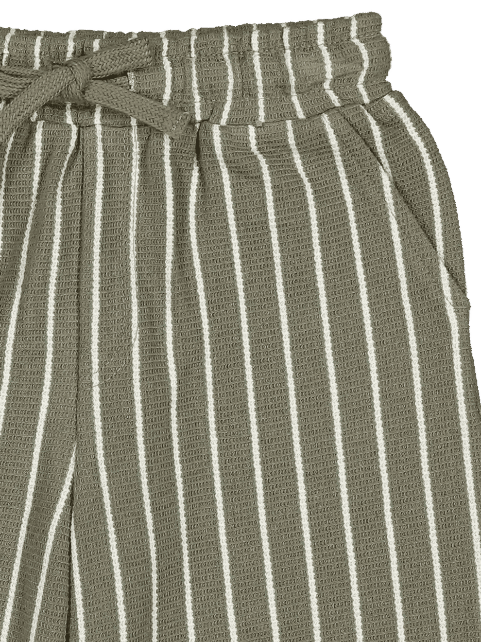 Striped Cotton Shorts (1)