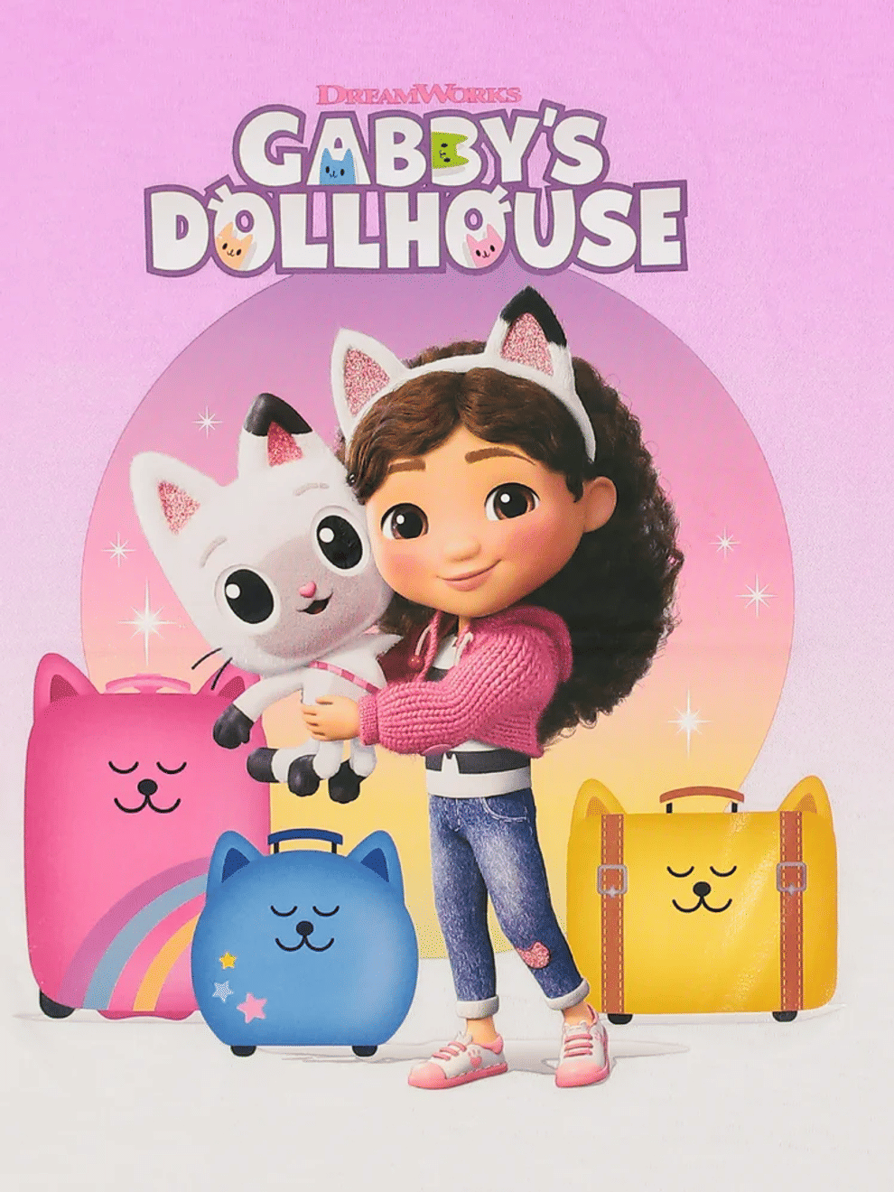 Gabby'S Dollhouse Ombre Fringe T-Shirt (2)