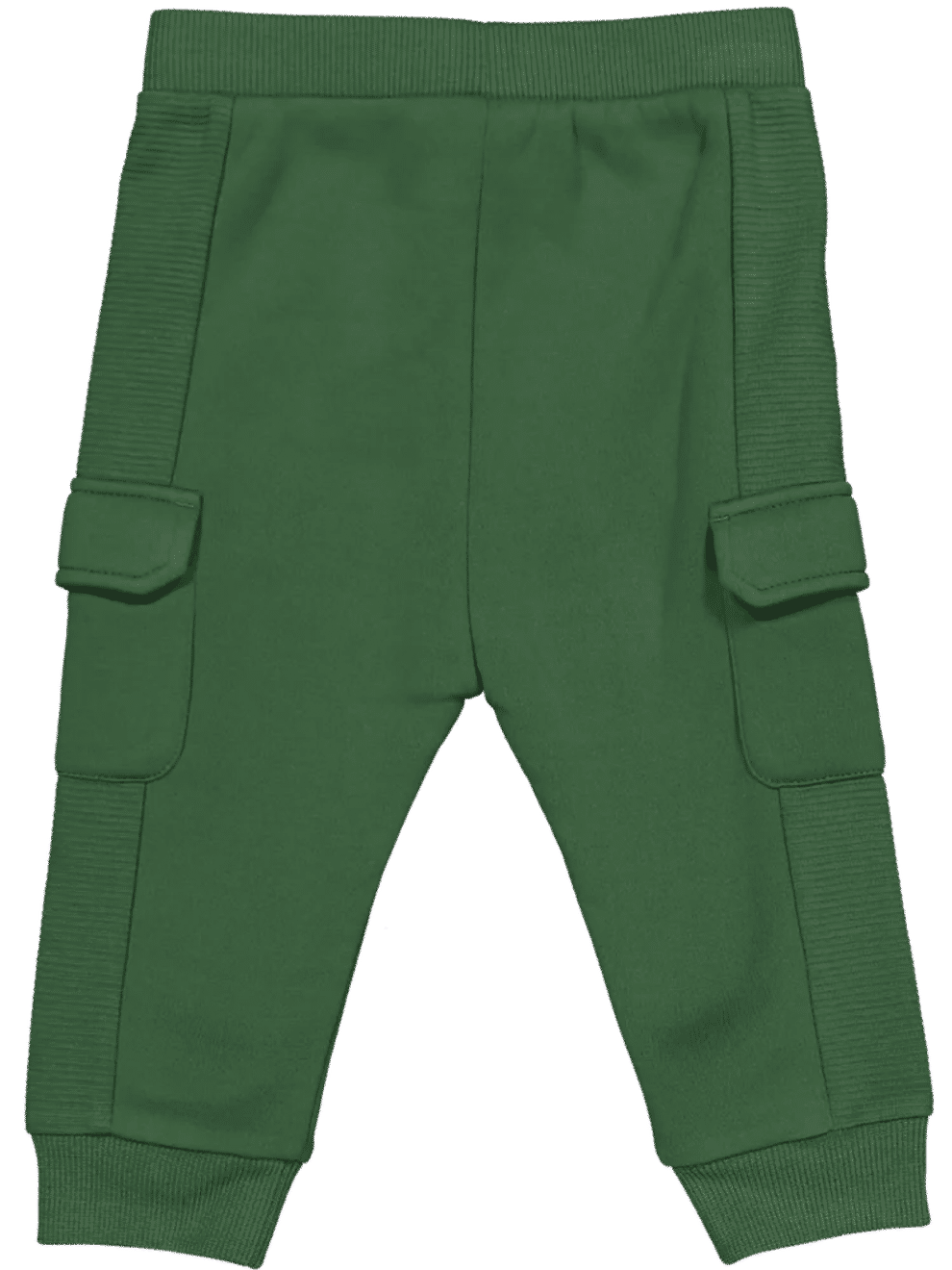 Deep Green Cargo Track Pants (2)