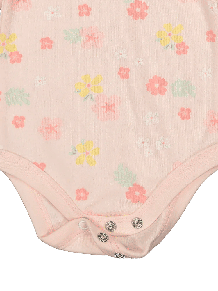 Floral Print Long Sleeve Bodysuit (2)
