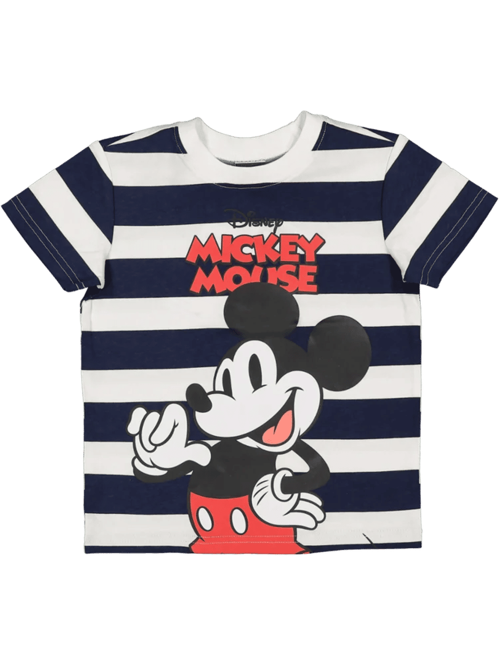 Mickey Mouse Striped T-Shirt