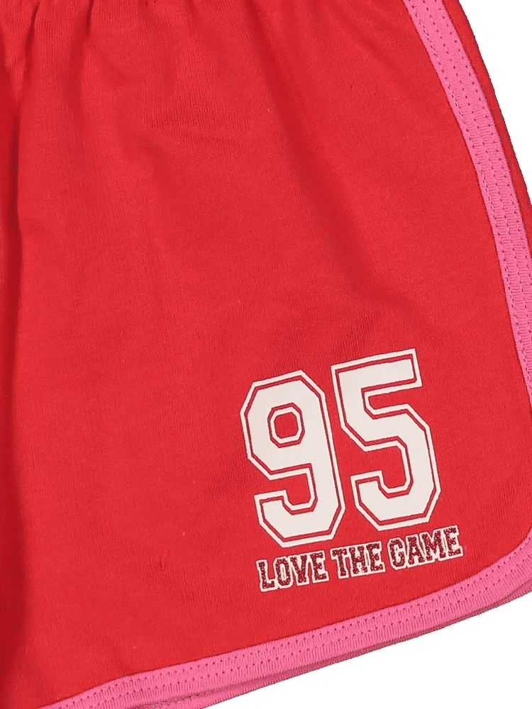 Red Graphic Shorts (2)